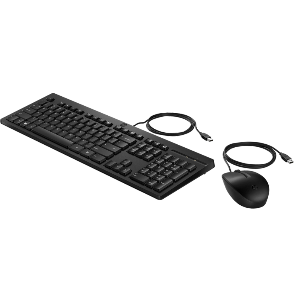 Ensemble combiné clavier et souris filaires HP 225 (AX2Y7AA)