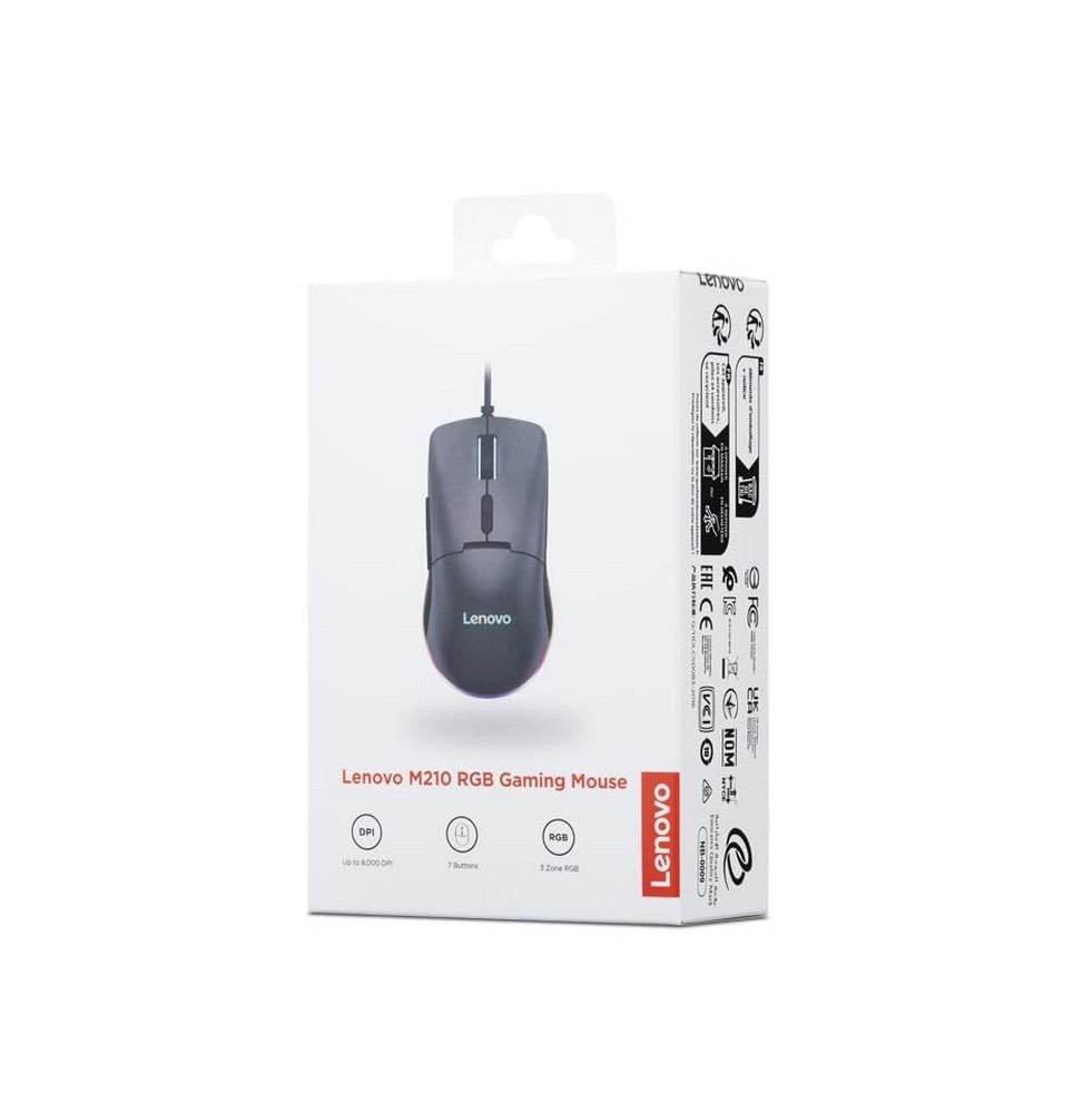 Souris Gaming Lenovo M210 RGB (GY51M74265) - Logically