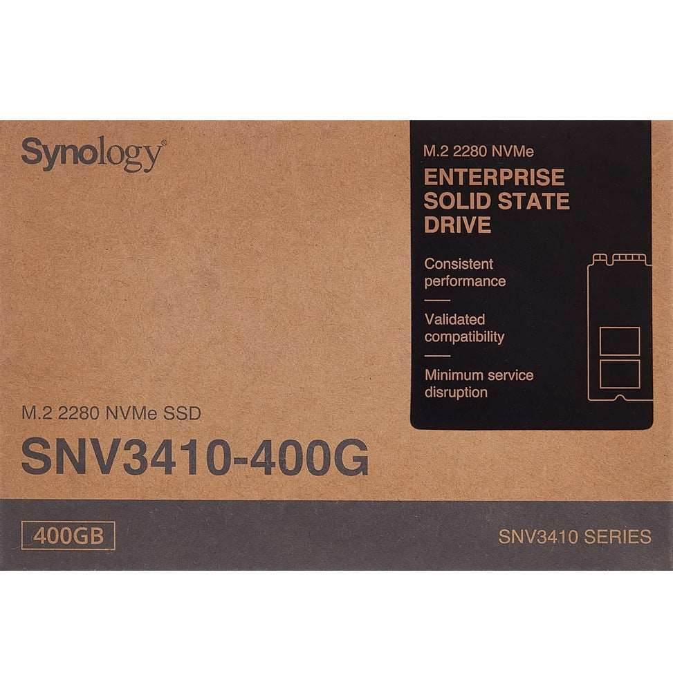 Disque Dur Synology SNV3410 400GB SSD NVMe M.2 2280 36M (SNV3410-400G) - Logically