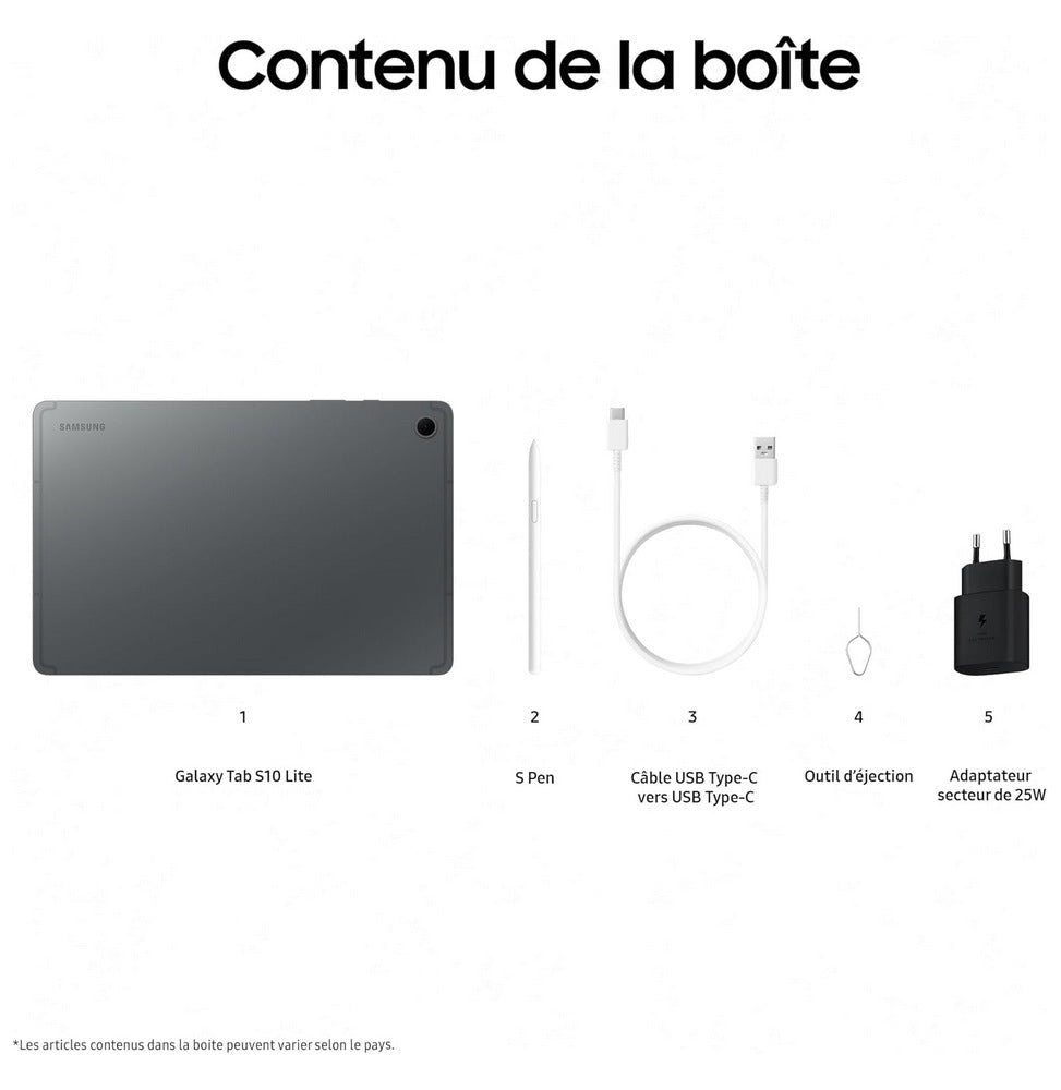 Samsung Galaxy Tab S10 Lite 10,9’’ 5G Gris (6Gb | 128GB)