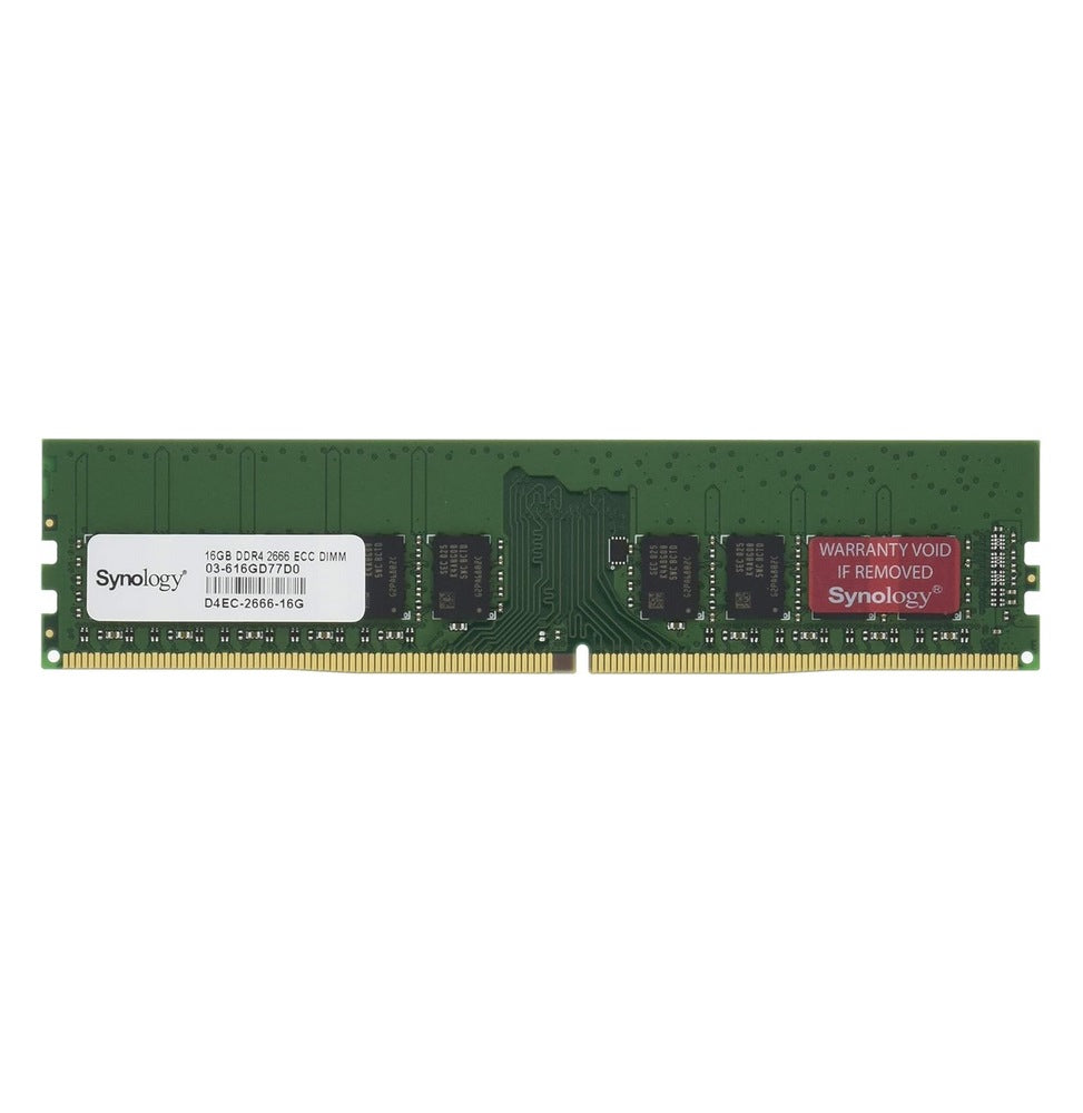 Synology Mémoire 16GB DDR4-2666 UDIMM ECC (D4EC-2666-16G)