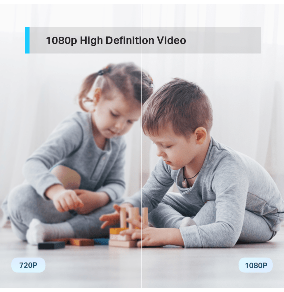 Caméra de surveillance WiFi TP-Link Tapo C200 panoramique et inclinable Indoor - Logically