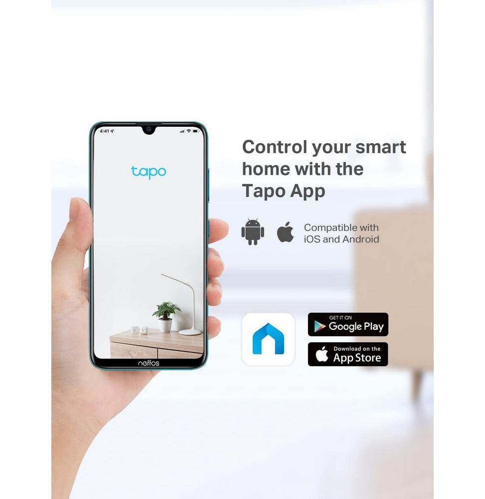 Caméra de vidéosurveillance TP-Link Tapo C100 WiFi Indoor 2MP - Logically