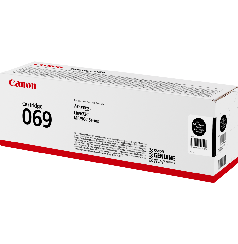 Canon 069 Noir - Toner Canon d'origine (5094C002)