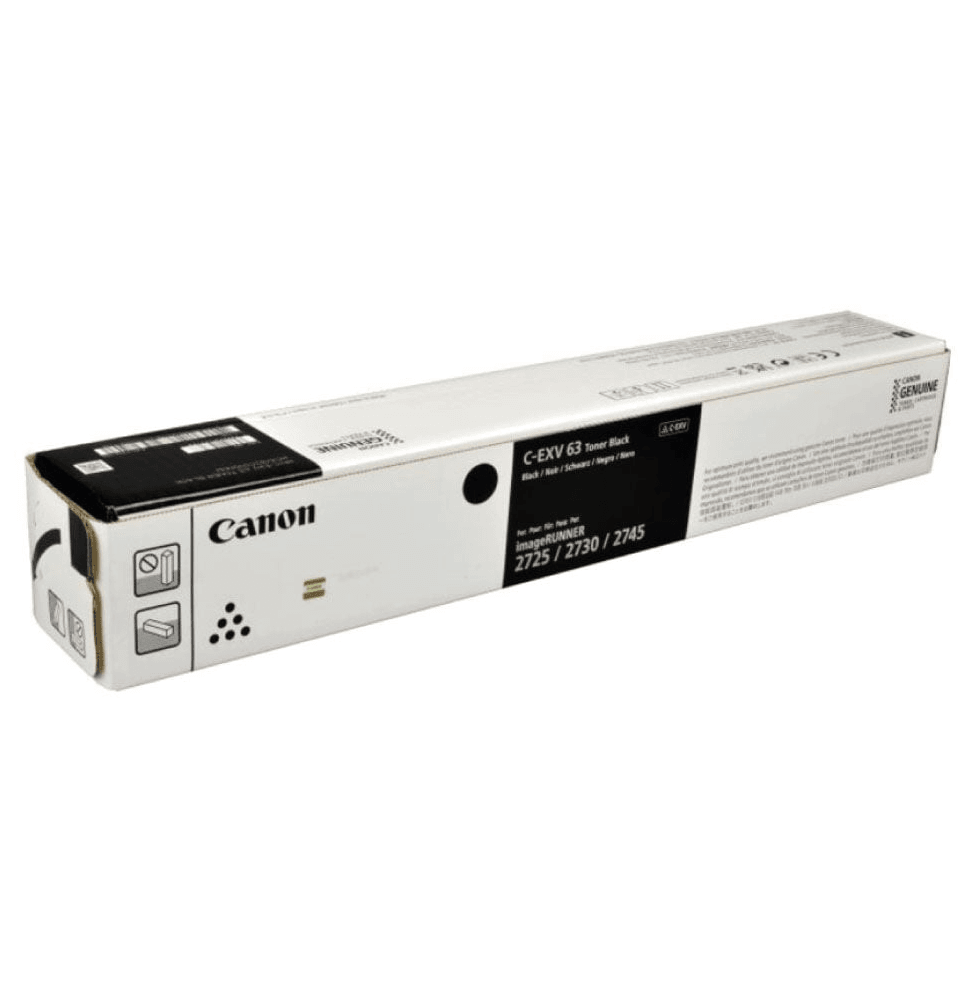Canon C-EXV 63 Cartouche de toner Original Noir (5142C002AA) - Logically