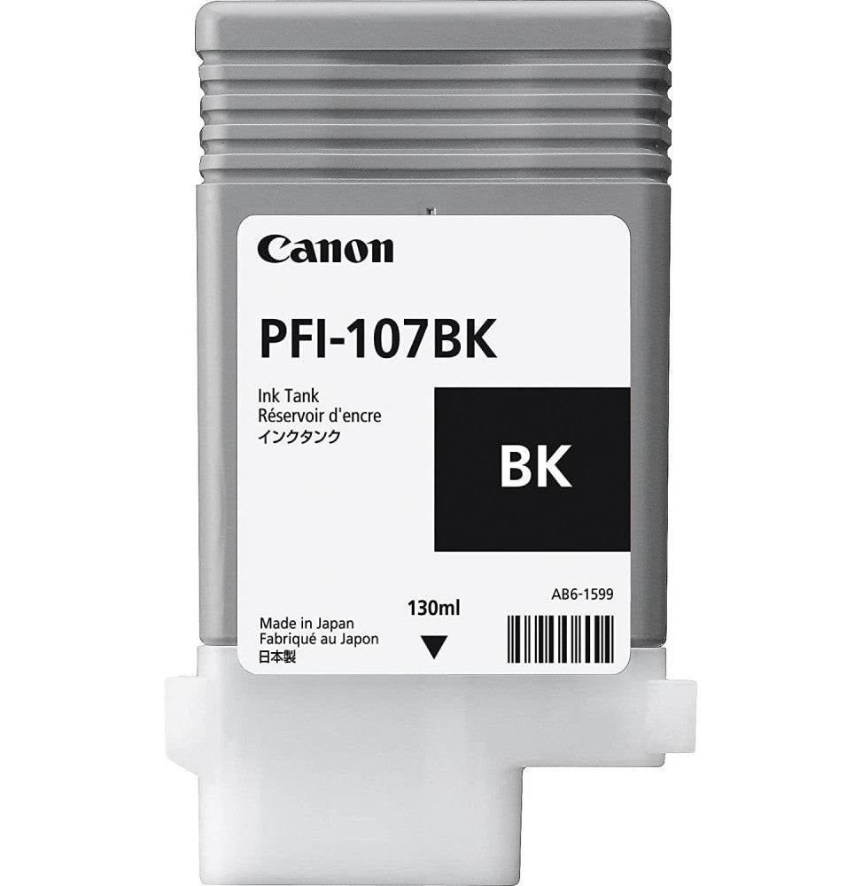 Canon PFI-107BK 130 ml - Cartouche d'encre Canon d'origine (6705B001AA) - Logically