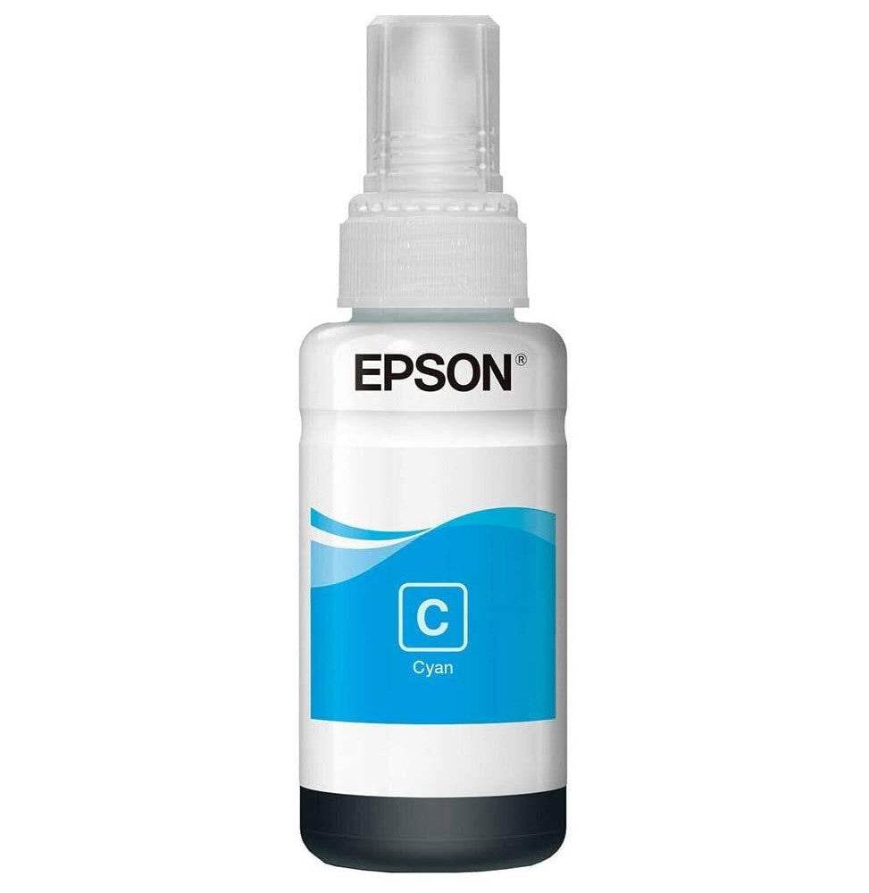 Epson 664 C (T6642) Cyan - Bouteille d'encre Epson d'origine (C13T66424A) - Logically