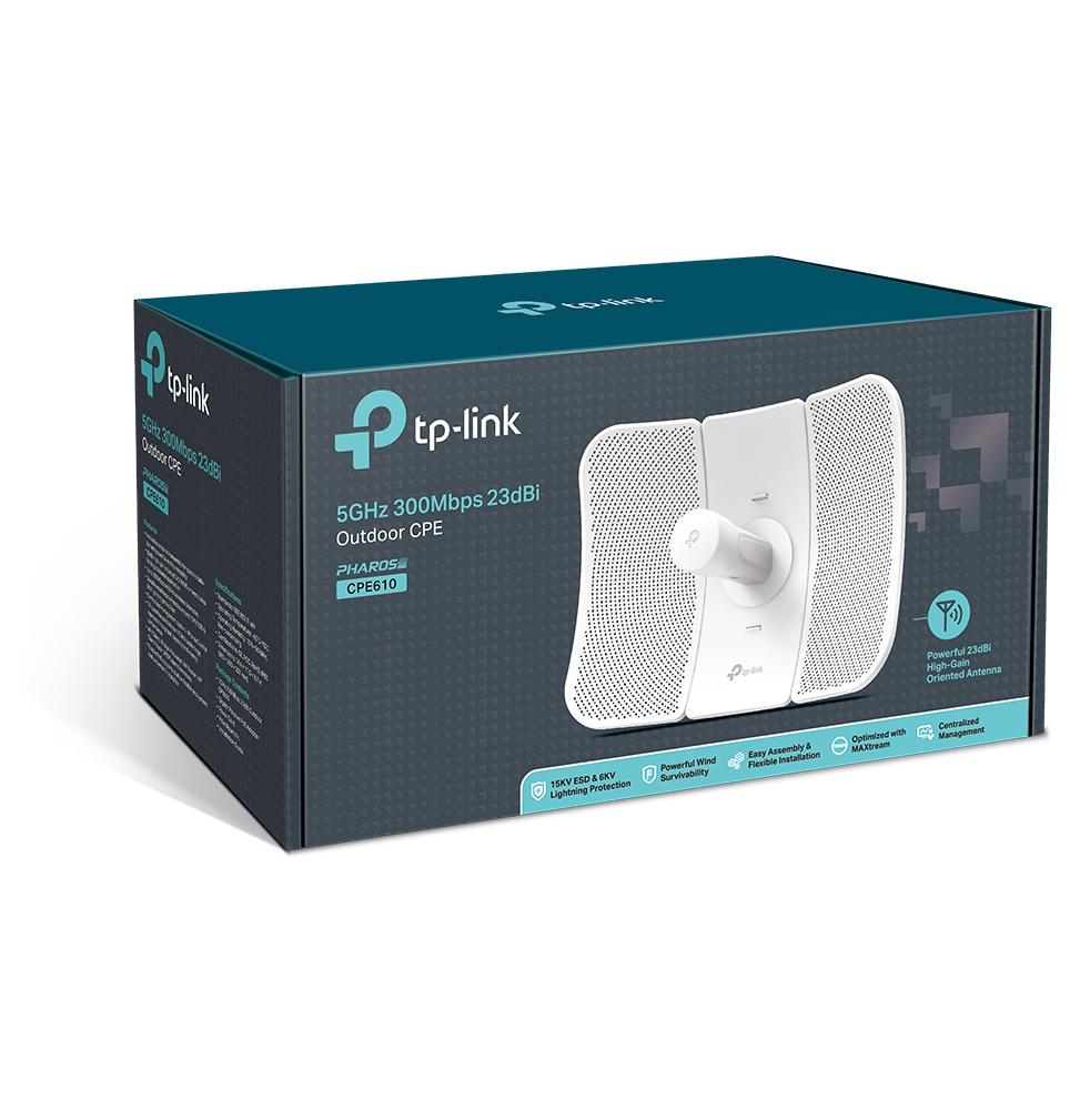 CPE Outdoor TP-Link CPE610 300 Mbps 5 GHz 23 dBi