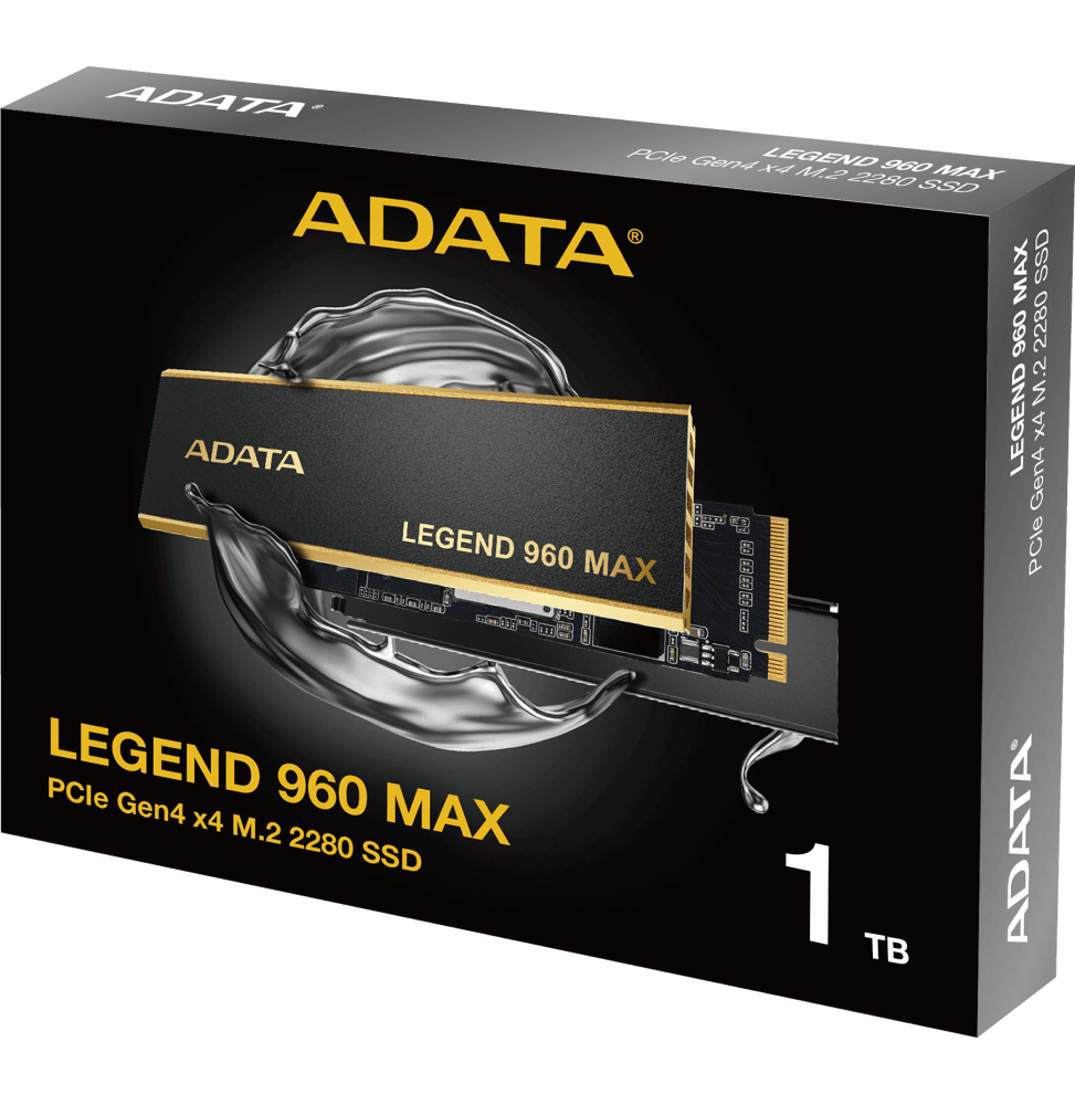 Disque Dur interne SSD ADATA LEGEND 960 MAX PCIe Gen4 x4 M.2 2280 - 1 To (ALEG-960M-1TCS) - Logically