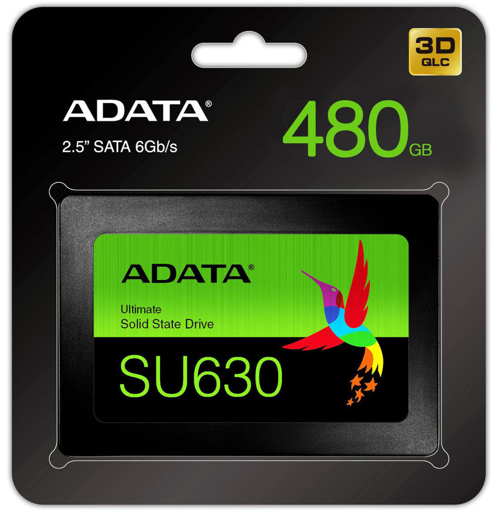 Disque Dur interne 480GB SSD ADATA SU630 SATA 2.5" (ASU630SS-480GQ-R)