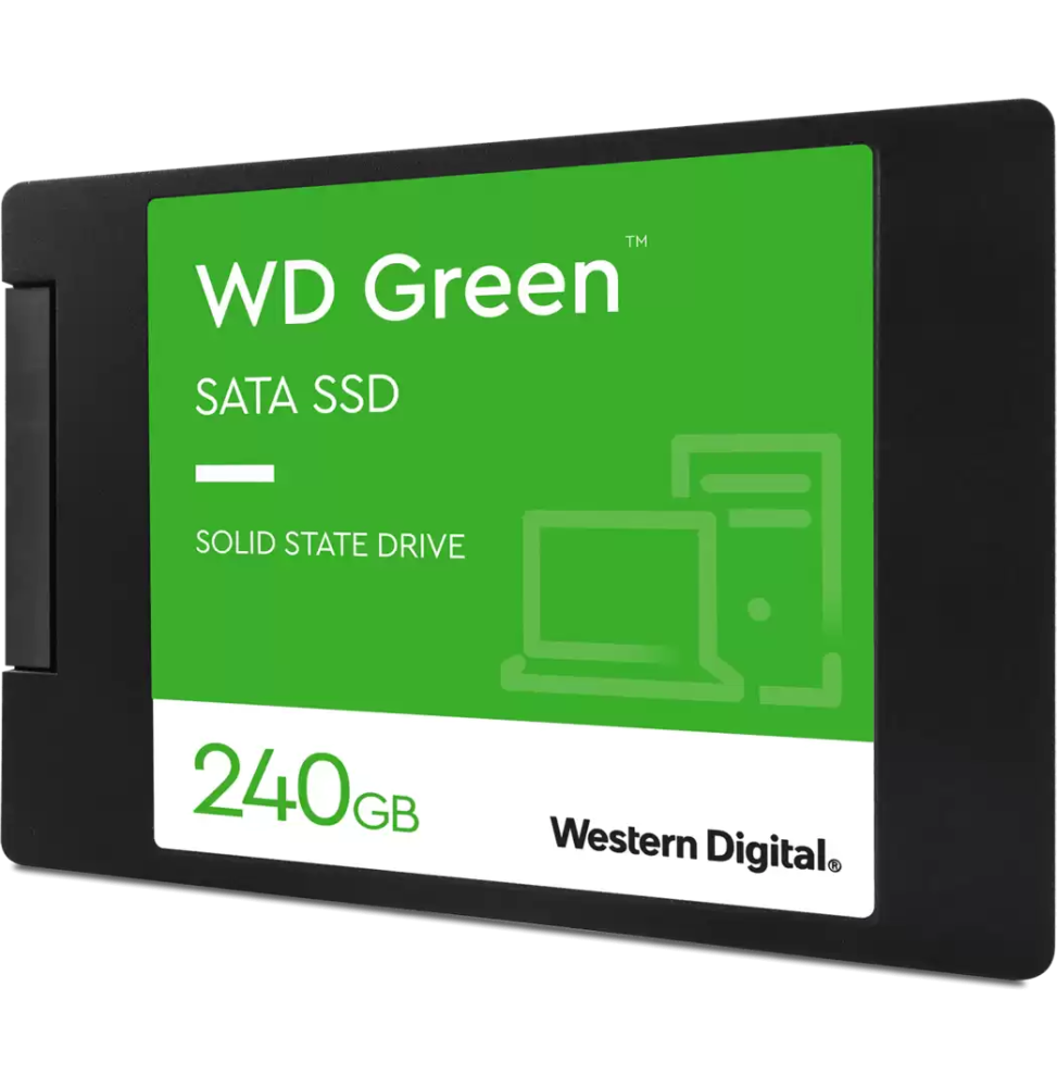 Disque dur interne SSD WD Green SATA 2.5" 240 Go (WDS240G3G0A-00BJG0)