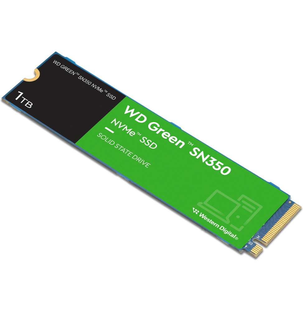 Disque dur interne WD Green SN350 NVMe™ SSD - 1TB. QLC (WDS100T3G0C-00AZL0) - Logically