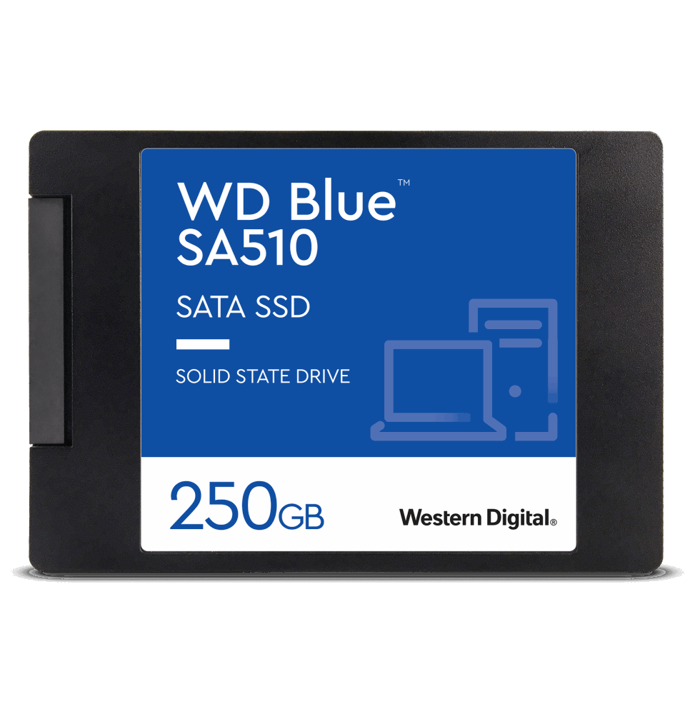 Disque dur interne SSD WD Blue SA510 SATA 2.5" 250 Go (WDS250G3B0A)