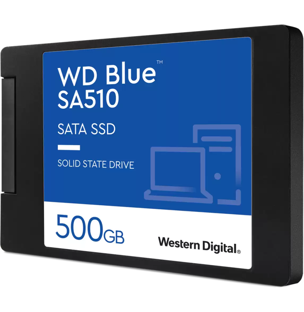 Disque dur interne SSD WD Blue SA510 SATA 2.5" 500 Go (WDS500G3B0A)