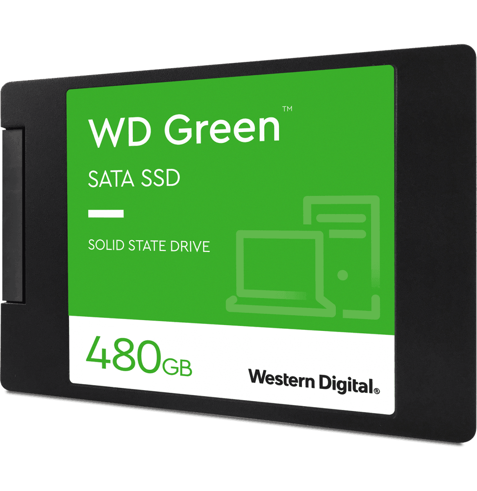 Disque dur interne WD Green SATA SSD 2.5”/7mm Cased - 480GB - Logically