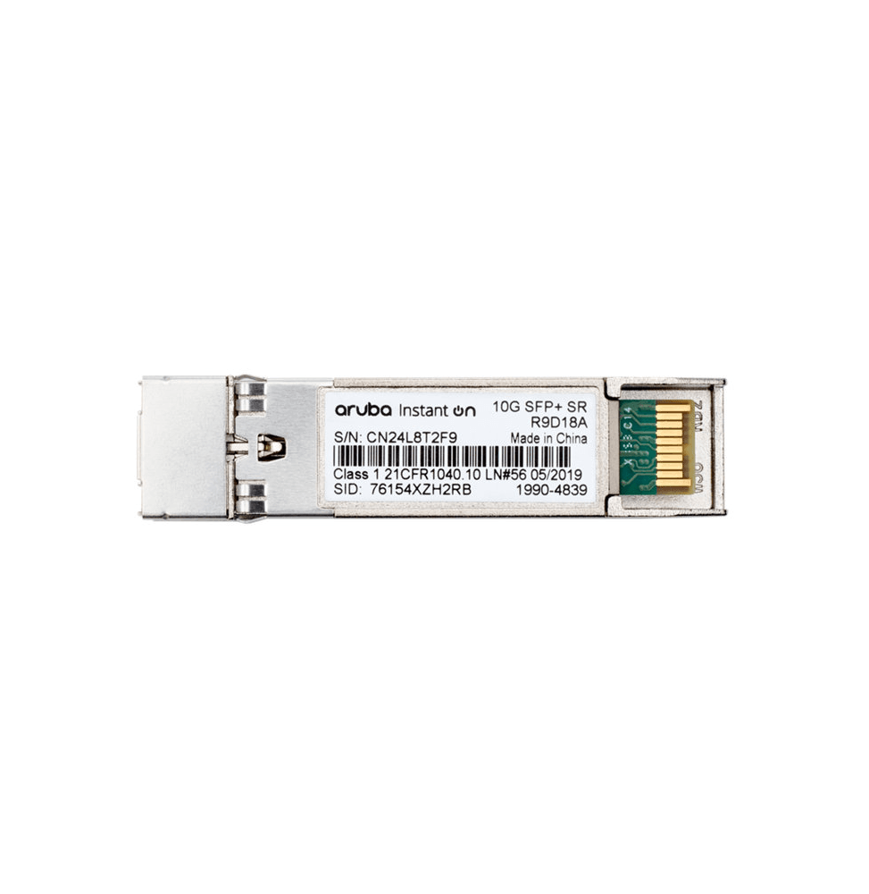 Émetteur-récepteur Aruba Instant On 10G SFP+ LC SR MMF OM3 300 m (R9D18A) - Logically