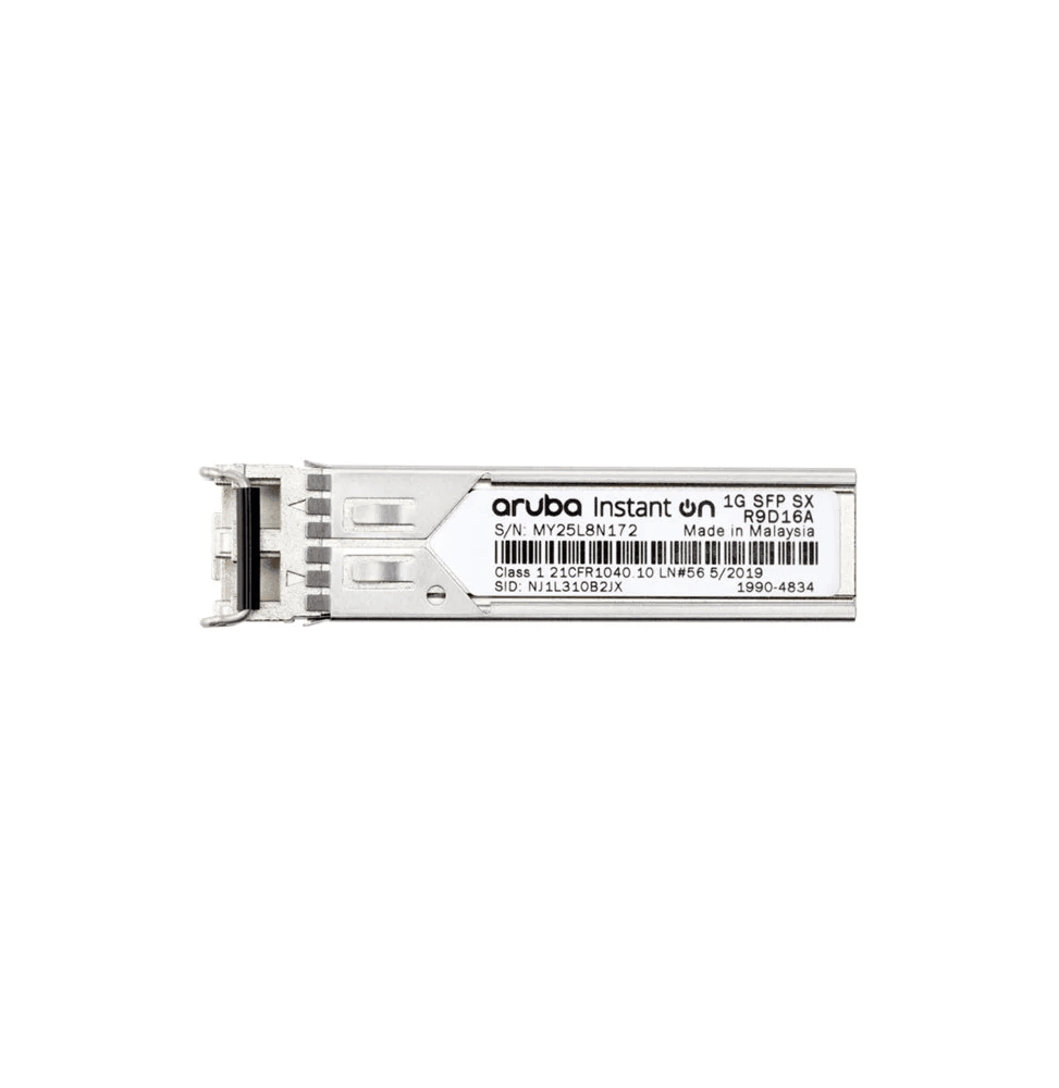 Émetteur-récepteur Aruba Instant On 1G SFP LC SX MMF OM2 500 m (R9D16A) - Logically