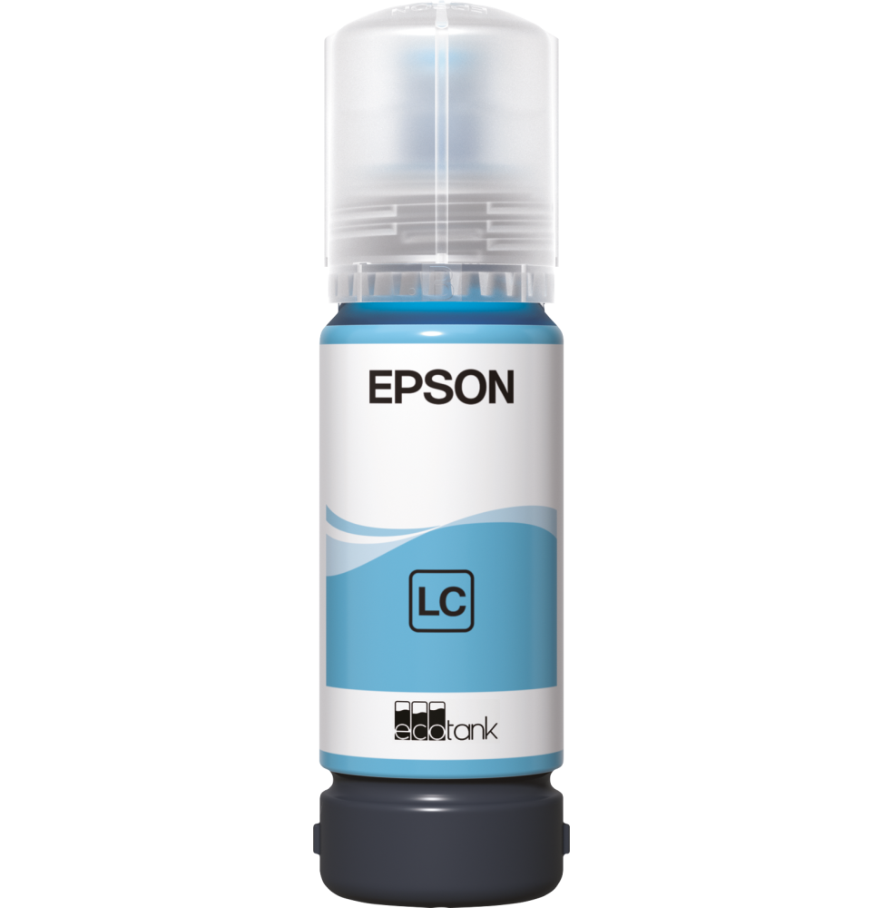 Epson 108 Cyan clair - Bouteille d'encre Epson EcoTank d'origine (C13T09C54A)