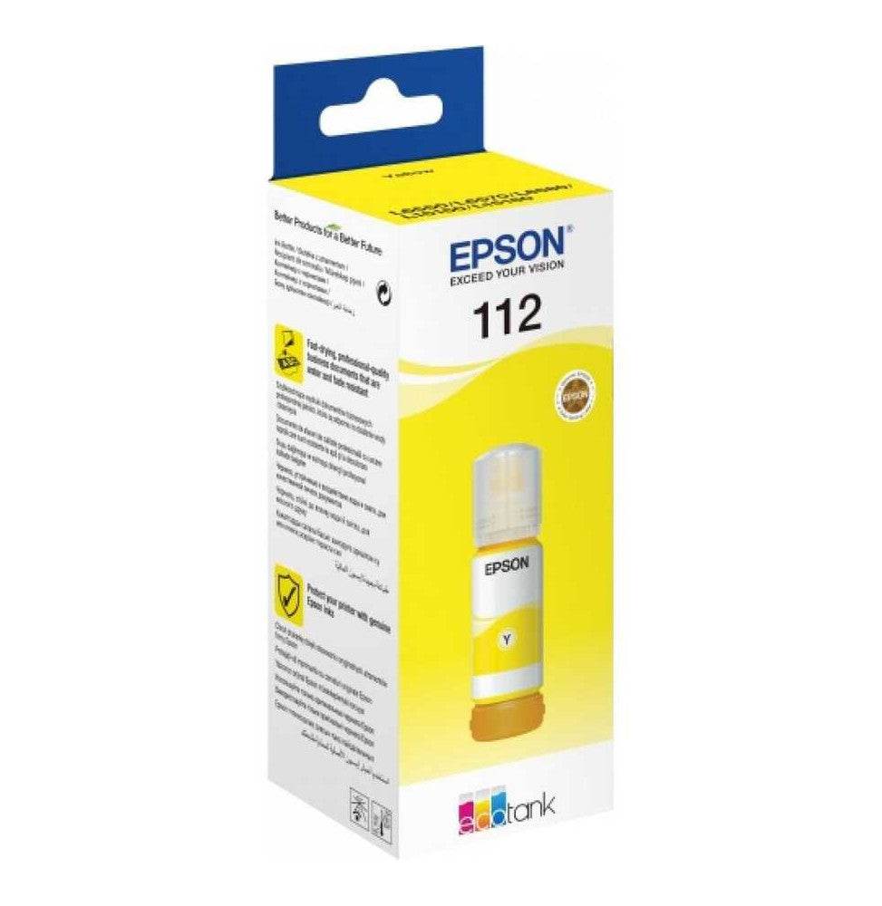 Epson 112 Jaune - Bouteille d'encre Epson EcoTank d'origine (C13T06C44A) - Logically