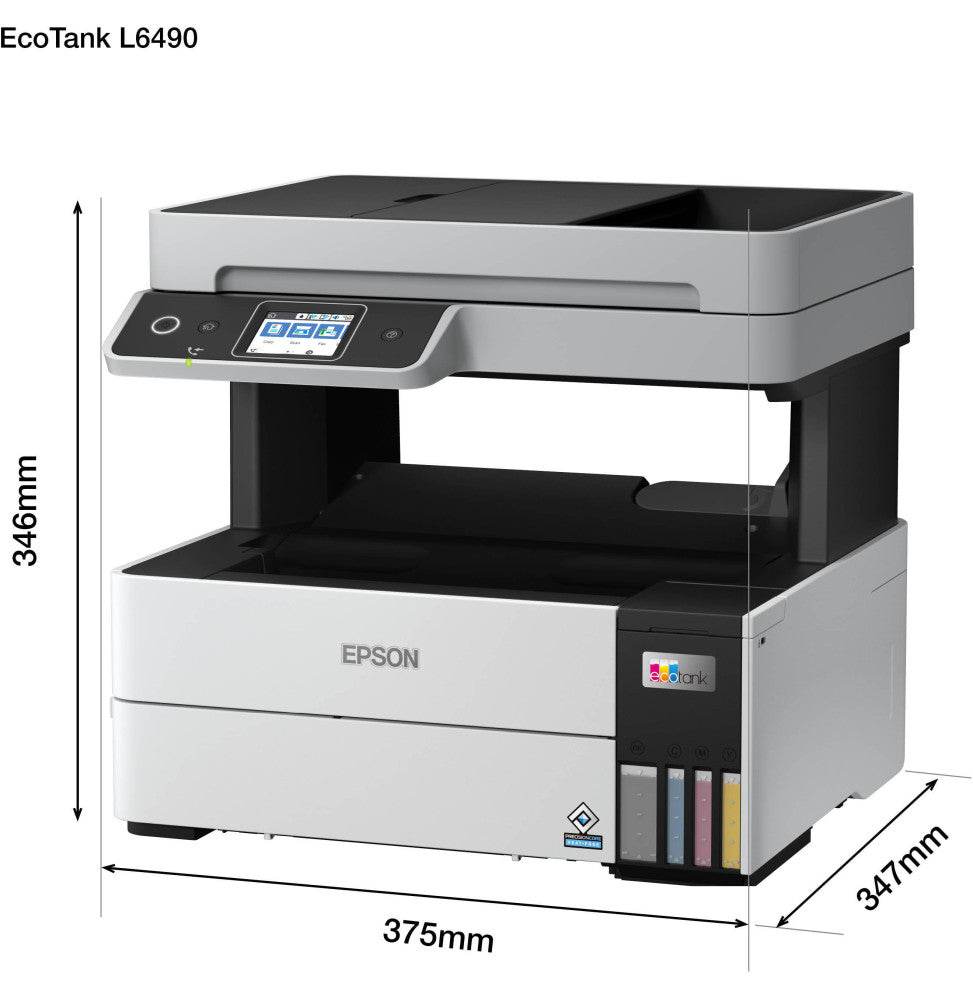 Epson EcoTank L6490 Imprimante MFP à réservoirs rechargeables 4en1 (C11CJ88404) - Logically