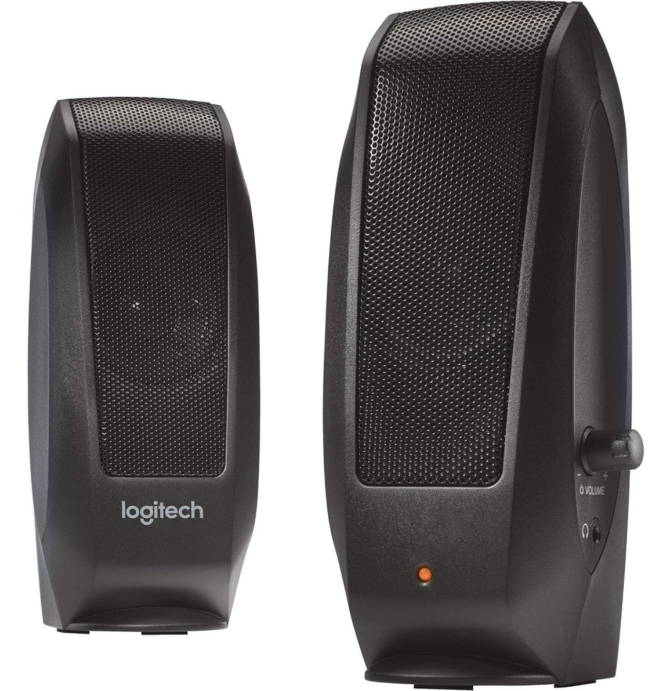 Haut-parleurs stéréo légers Logitech S120 Slim (980-000010)