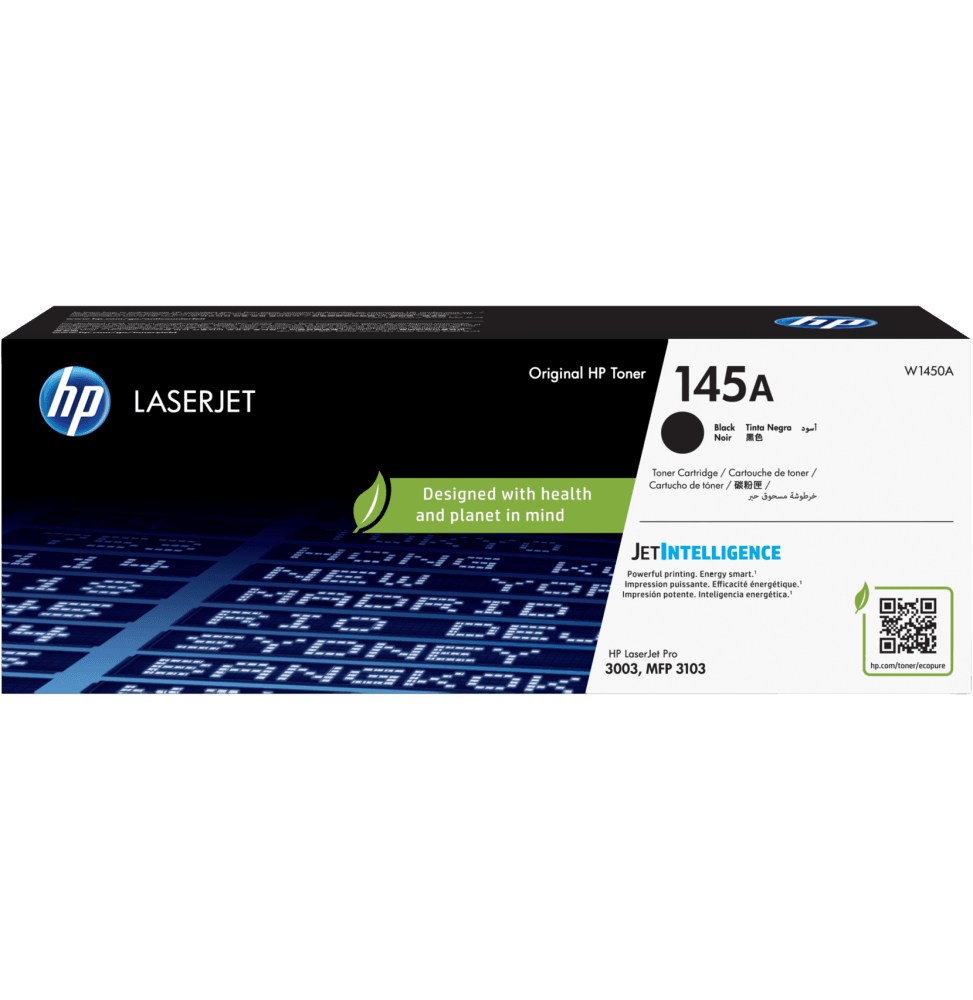 HP 145A Toner LaserJet authentique noir (W1450A) - Logically