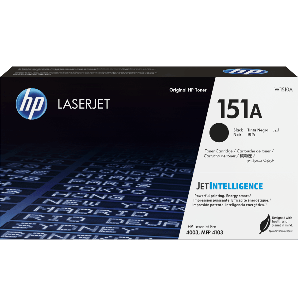 HP 151A Noir - Toner HP LaserJet d'origine (W1510A) - Logically