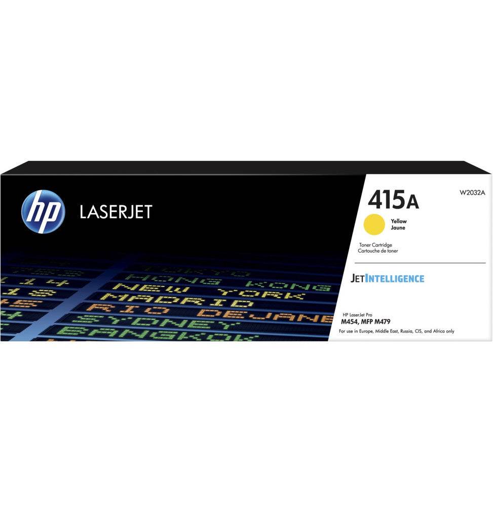 HP 415A Jaune - Toner HP LaserJet d'origine (W2032A) - Logically