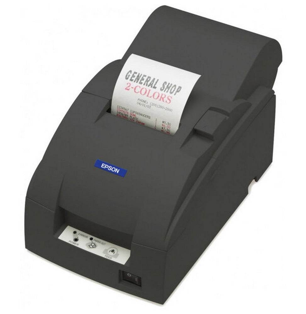 Epson TM-U220A Imprimante de tickets série version noire (avec alim) C31C513057 - Logically