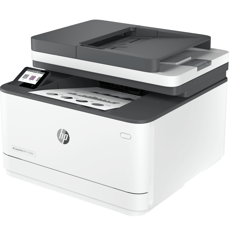 HP LaserJet Pro 3103fdn Imprimante Multifonction Laser Monochrome (3G631A) - Logically