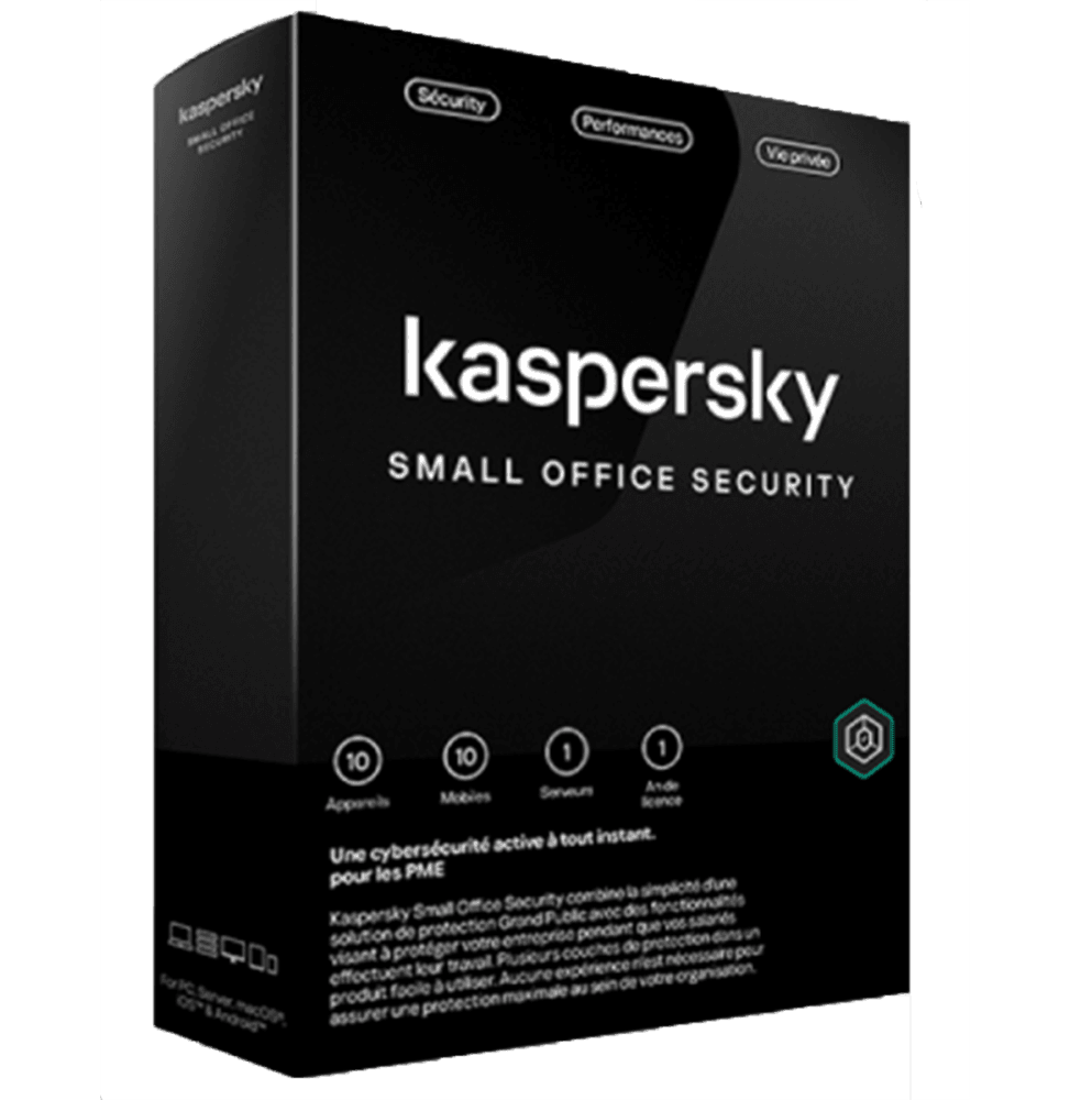 Kaspersky Small Office Security | 20 Postes / 1 Serveur / 1 Year (KL45418BNFS-23MAG) - Logically