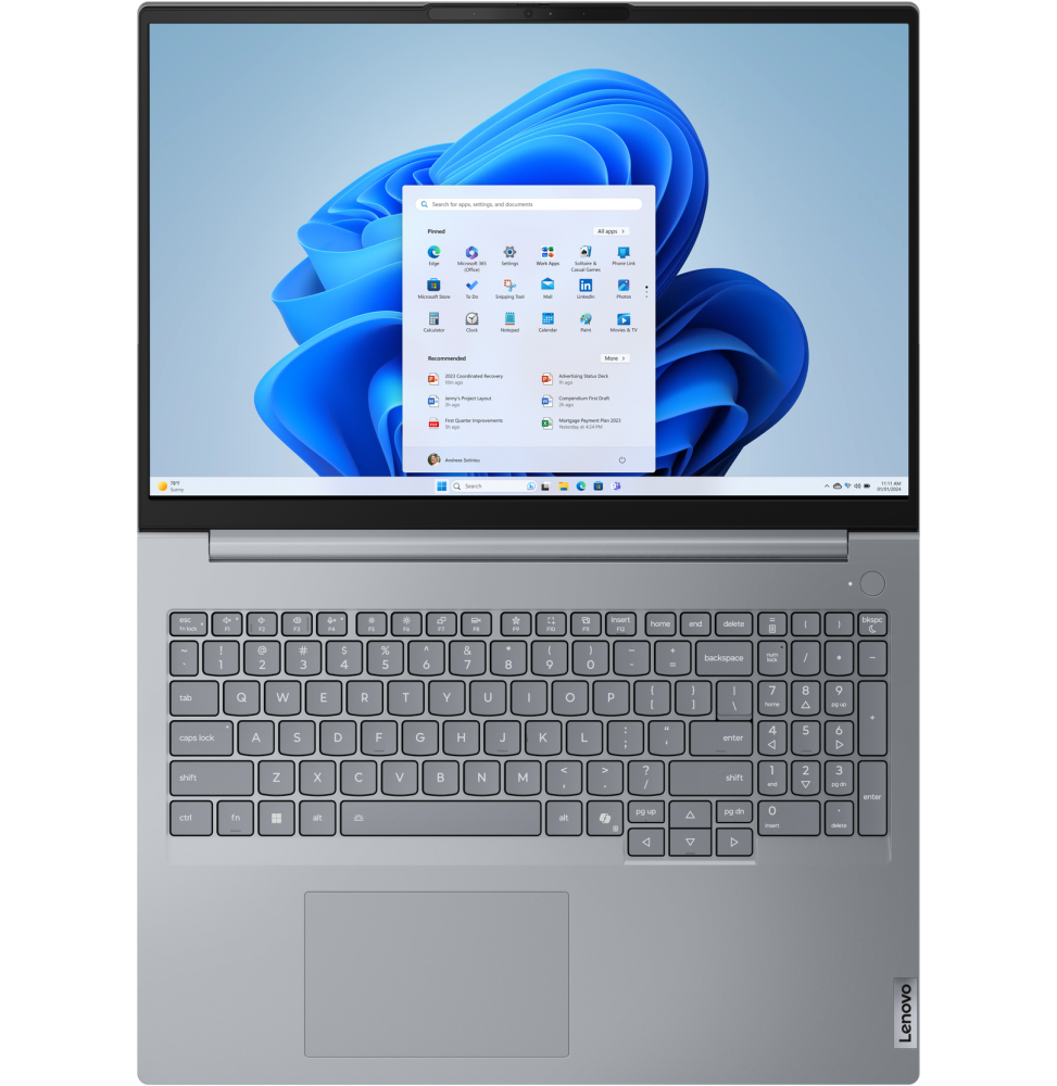 Ordinateur Portable Lenovo ThinkBook 16 G8 IAL Tactile (21SK006MTP) Ultra 5-225U