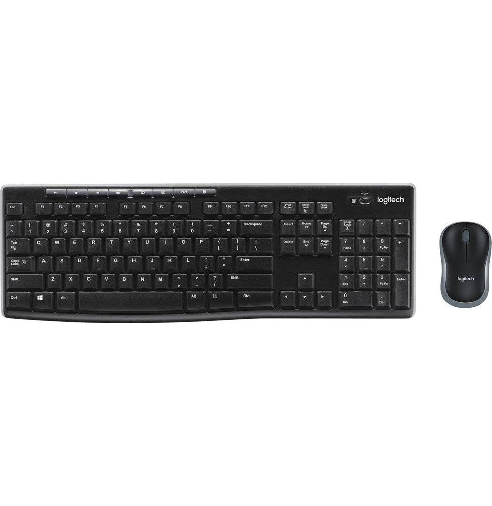Logitech MK270 clavier + souris sans fil (Qwerty Anglais)