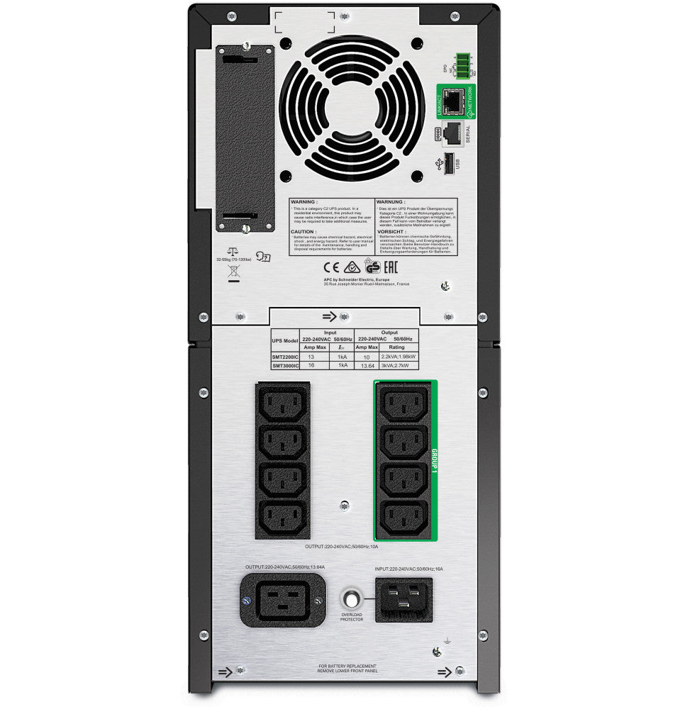 Onduleur Line-interactive APC Smart-UPS SMT 3000 VA - 230V  (SMT3000IC)