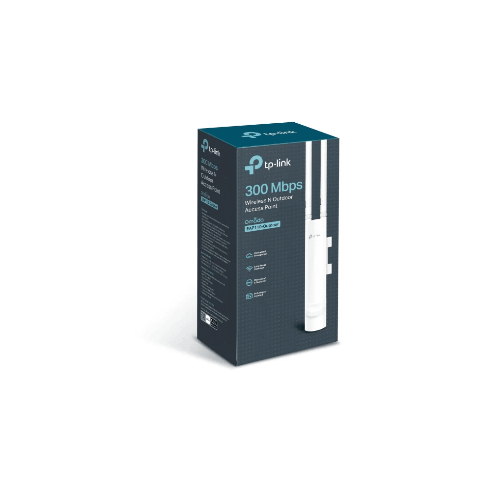 Point d'accès TP-Link EAP110-OUTDOOR WiFi N 300 Mbps Extérieur (IP65) - Logically
