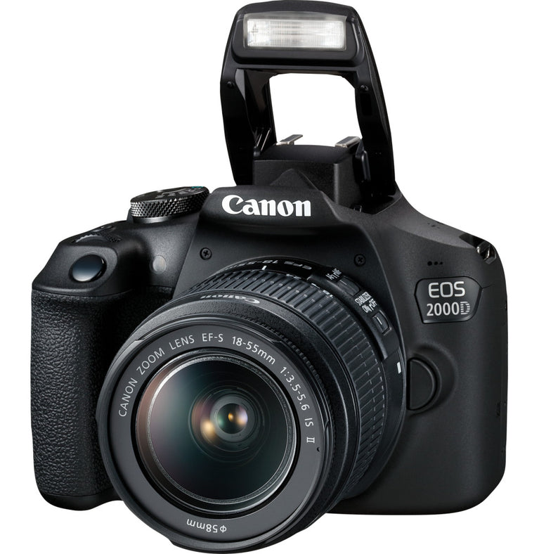 Reflex Canon EOS 2000D Appareil photo + Objectif EF-S 18-55mm IS II (2728C003AA)