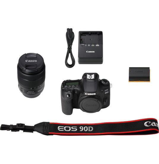 Appareil photo Canon EOS 90D + objectif EF-S 18-135mm IS USM