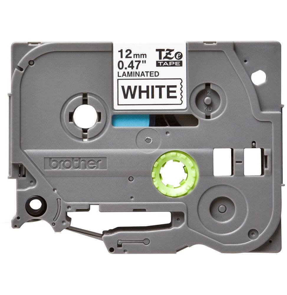 Cassette à ruban Brother TZe-231 - Noir sur blanc, 12 mm de large / 8 m de long - Logically