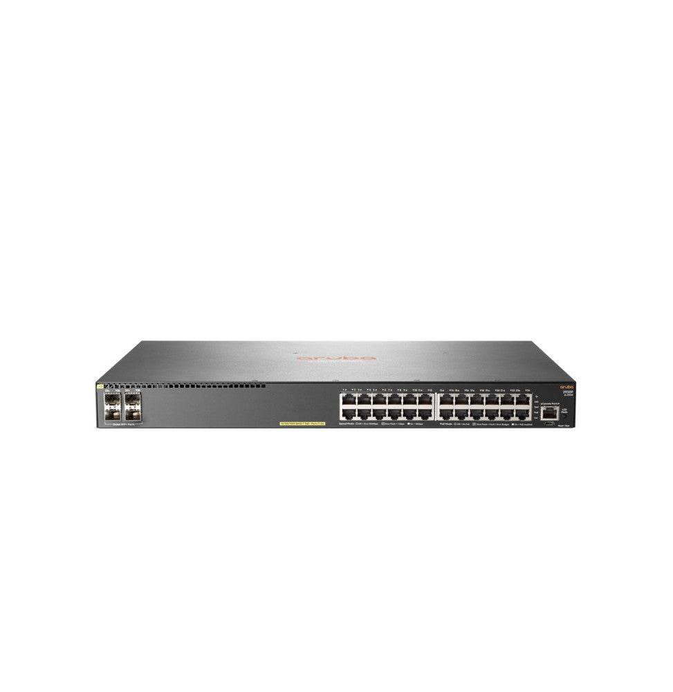 Switch Administrable Aruba 2930F 24 ports PoE+ 4SFP+ (JL255A) - Logically