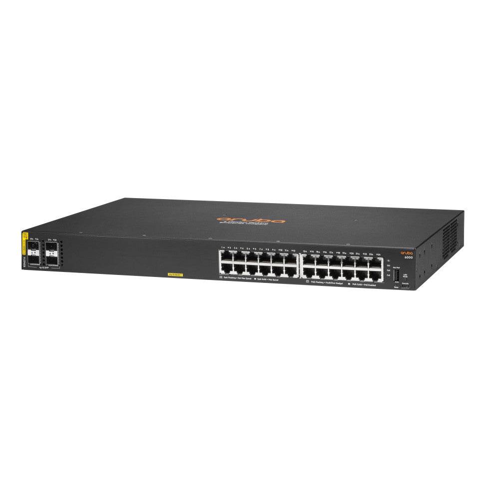 Switch Aruba 6000 24G Classe 4 PoE 4SFP 370 W (R8N87A) - Logically