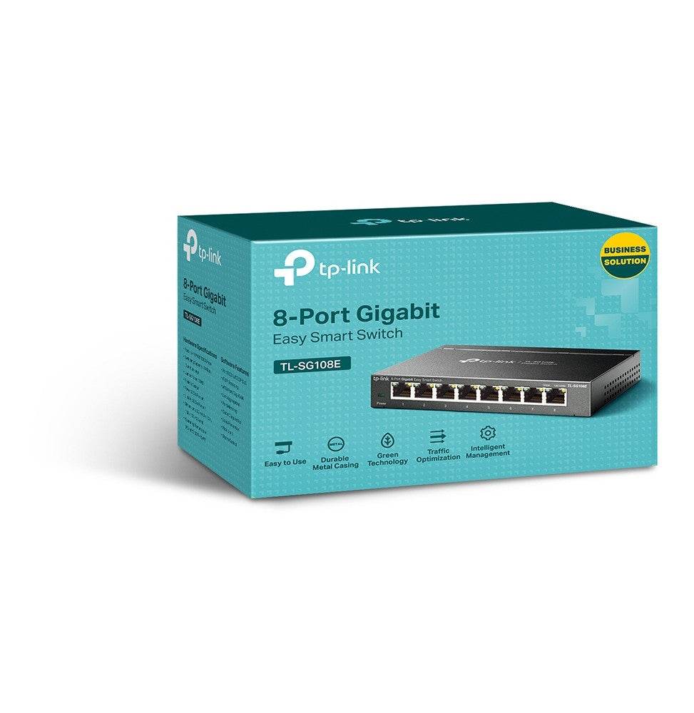 Switch de bureau TP-Link TL-SG108E 8 Ports Gigabit - Logically