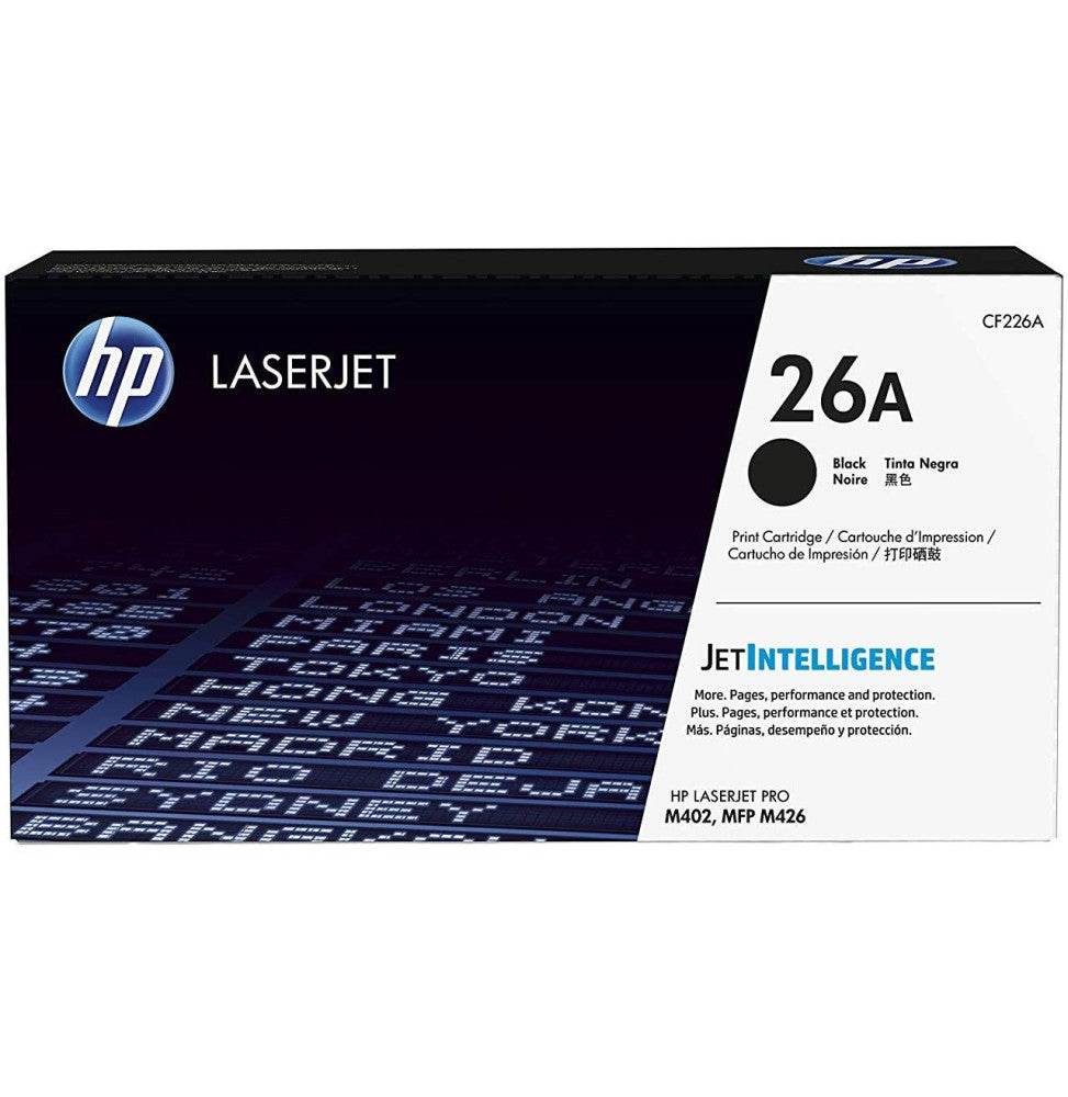 HP 26A Noir (CF226A) - Toner HP LaserJet d'origine - Logically