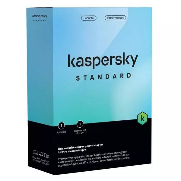 Kaspersky Standard 3 Postes- 1 AN