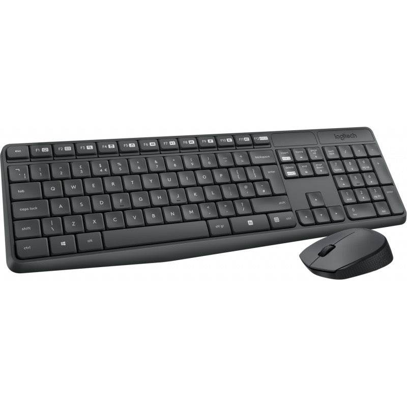 Clavier et souris sans fil Logitech MK235 AZERTY Français - Logically