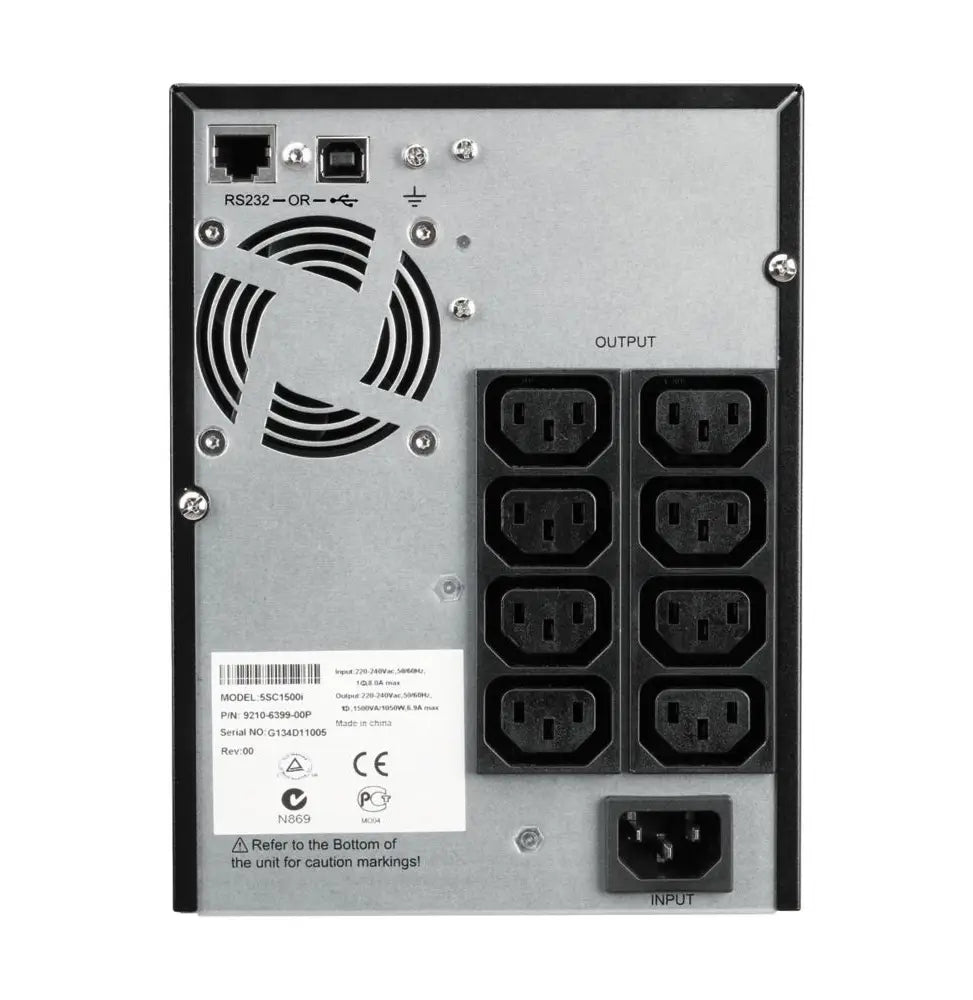 Onduleur Eaton 5SC, 1500 VA, 1050 W, entrée: C14, sorties: (8) C13, tour (5SC1500I)