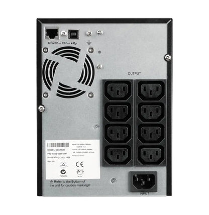 Onduleur Eaton 5SC, 1500 VA, 1050 W, entrée: C14, sorties: (8) C13, tour (5SC1500I)