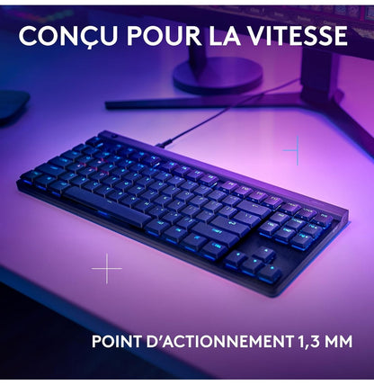 Clavier Logitech gaming filaire G515 LIGHTSPEED TKL (920-012872)