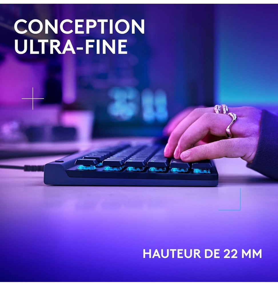 Clavier Logitech gaming filaire G515 LIGHTSPEED TKL (920-012872)