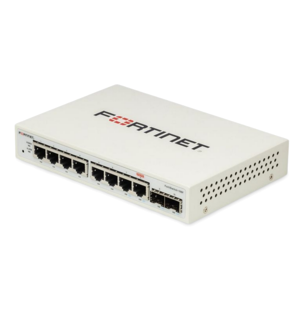 Commutateur FortiSwitch FS‑108F - 8 ports RJ45 + 2 SFP, Intégration FortiGate
