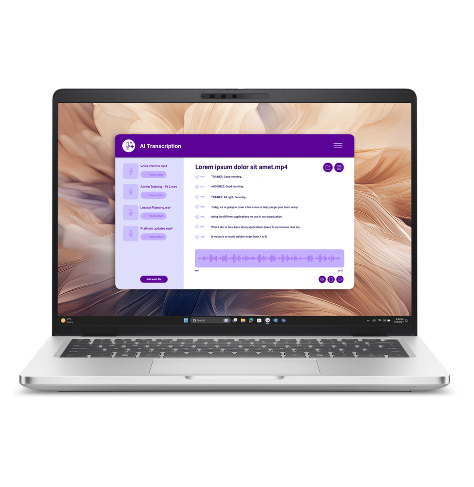 Ordinateur portable Dell Pro 14 Plus (PB14250) IA intégrée Ultra 7-255U 16GB 512 SSD Windows Pro 11